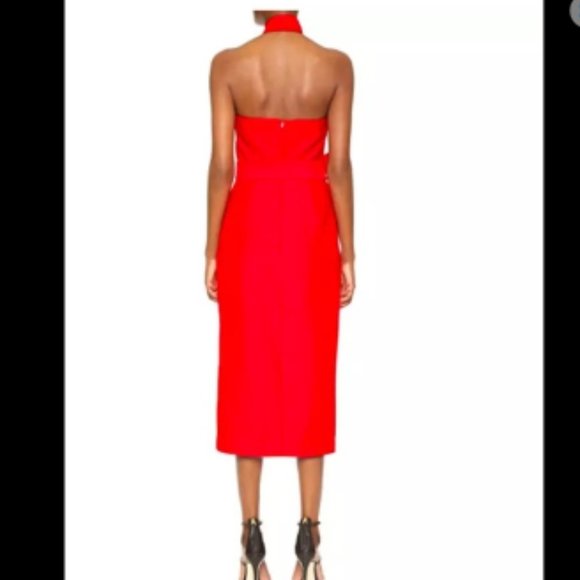 C/MEO Collective Red Backless Dress - Picture 2 of 15